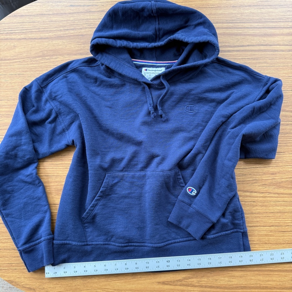 Champion Hoodie Navy Blue Women’s Size Small